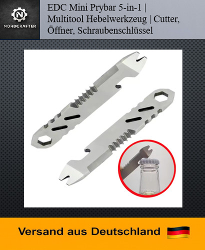 Prybar edc multitool - edc, 5-in-1