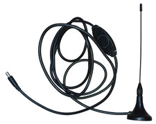 Mini Antenne mit Magnet Standfuß für WLAN | 3mm Koaxialstecker (m)