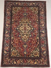 Isfahan Antik 210x145cm Perserteppich Teppich Antique Isfahan Ahmad Esfahan