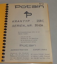 Teilekatalog / Liste de pieces