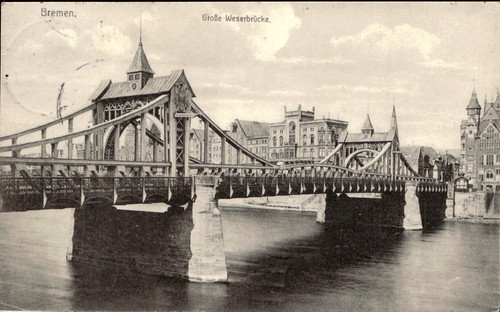Postkarte ansichtskarte bremen - postkarte/ansichtskarte,