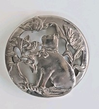 Zinn DECKEL einer Dose d 7,7