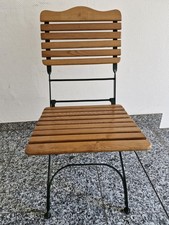 Terrassen/Gartenstühle 3 Stück verzinkter Stahl + witterungsbeständiges Holz