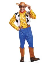 Disney Woody Kostüm für Männer Herren Größe XL Party Fasching Karneval Overall