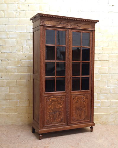 Antik vitrinenschrank - antik!,