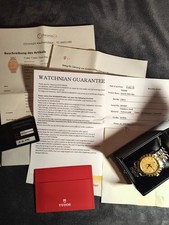 Tudor Classic Date, Stahl/18K Gelbgold, Garantiekarte, Mosaikzifferblatt, selten