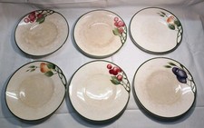 6 antike Villeroy & Boch Dessertteller Obstteller