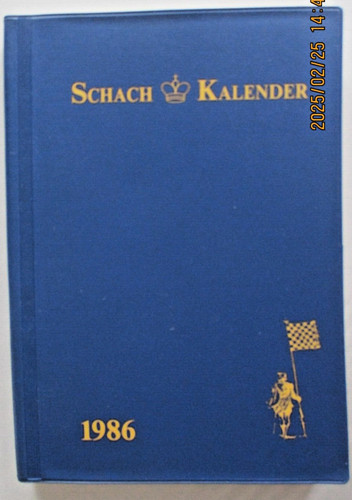Schach kalender 1986 - 1986,