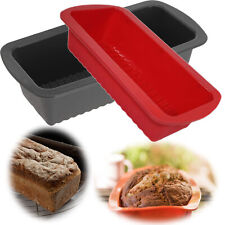 Silikon Königskuchenform 27x14cm Backform Kuchenform Kastenform Brotbackform