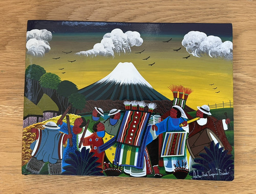 Tigua volkskunst aus ecuador - tigua,