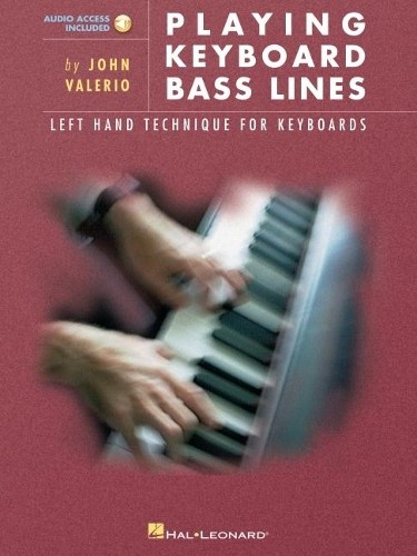 Playing keyboard bass - playing,