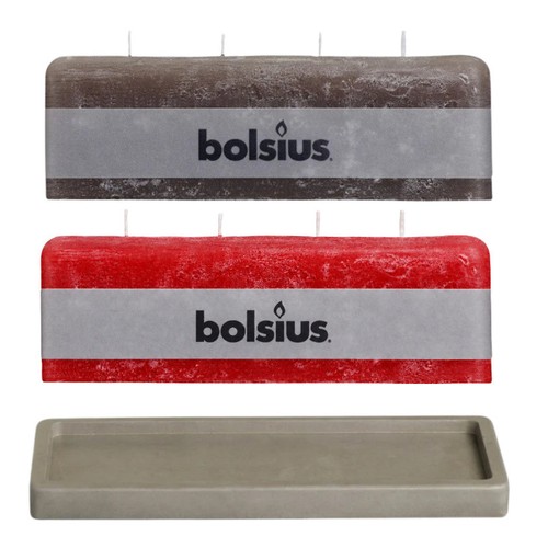 Bolsius docht kerze - bolsius, 4-docht