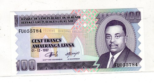 Burundi afrika banknote 100 - burundi,