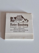 Streichholzheftchen, Roter