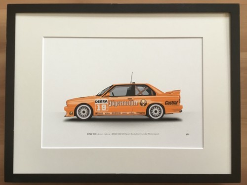 Grafik kunstdruck bmw e30 - bmw, m3