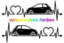 Fiat 500 Aufkleber Sticker