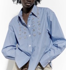 Zara Hemd gestreift mit