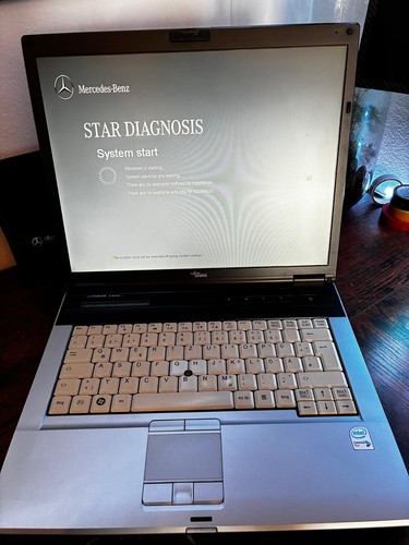 Mercedes star diagnose laptop - mercedes,