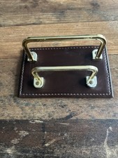 Alte Briefablage Briefständer Schreibtisch Vintage braun Kunststoff