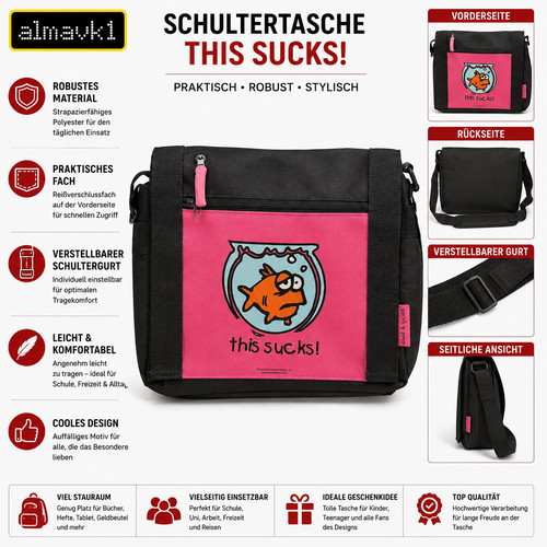 Messenger bag schultertasche - bag,
