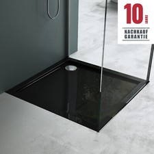 Duschwanne Schwarz Duschtasse Dusche Acrylwanne für Ihr Luxus Bad Flach Faro1