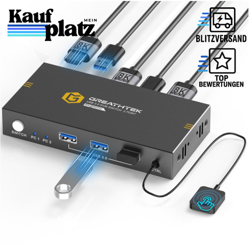 Kvm switch hdmi - switch, 1