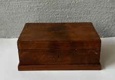 Mahagoni Kästchen Schatulle Biedermeier Holz 19. Jahrhundert 25 x 16 cm Antik