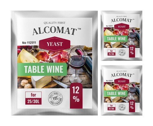 Weinhefe alcomat table - 3,