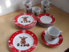 Van Well Geschirrset " Weihnachtsmotiv"