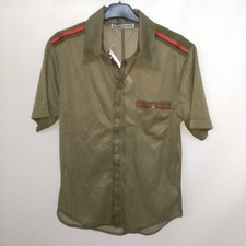 SABOTAGE Damen Hemd Oliv Größe M