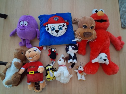 Stofftiere sammlung elmo - stofftiere,