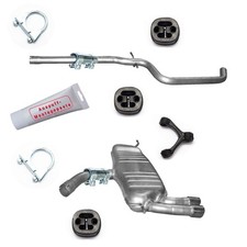 Mittelrohr Endschalldämpfer +