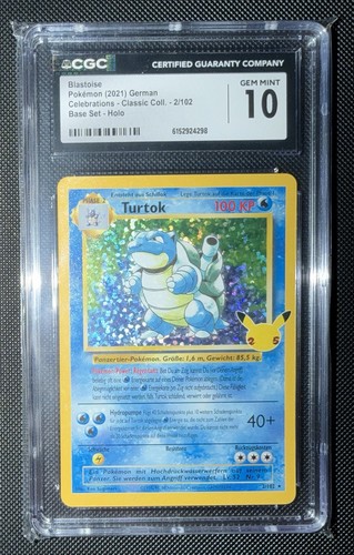 Cgc pokémon tcg turtok - pokémon,