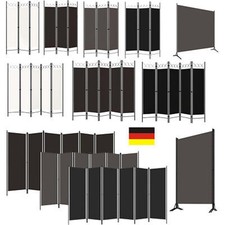 3-6 tlg.Paravent Raumteiler Trennwand Umkleide Sichtschutz Spanische Wand Metall