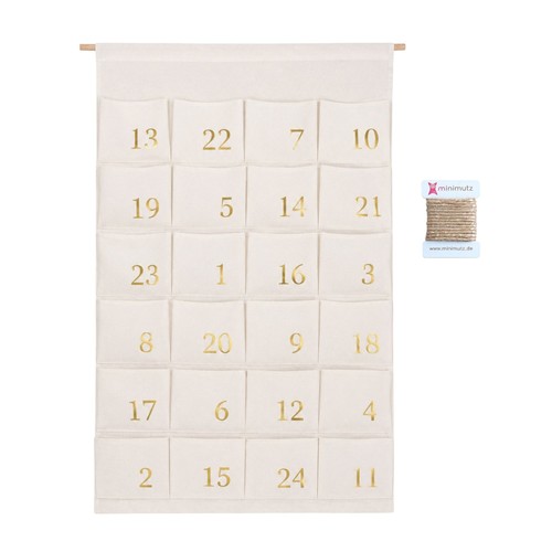 Adventskalender stoff groß - adventskalender,