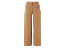 esmara® Damen Wide-Leg-Hose, mit halbhoher Taille (Cognac, 36) - B-Ware