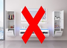 2x Seitenschrank Hochschrank