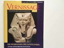 2504 Vernissage Zeitschrift Ausstellung 6/1998 Mannheim Pharaonen des Goldlandes