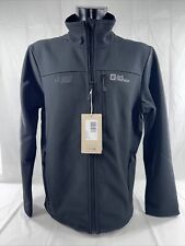 JACK WOLFSKIN Whirlwind Men Softshelljacke Schwarz Juniper Networks LOGO Gr. XL