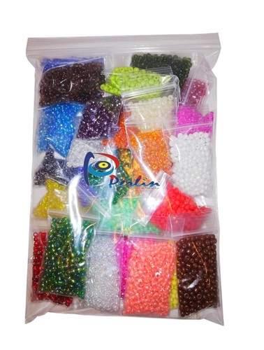 300g set farben rocailles - set, 30
