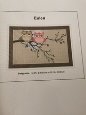 Stickvorlage "Eulenpaar"