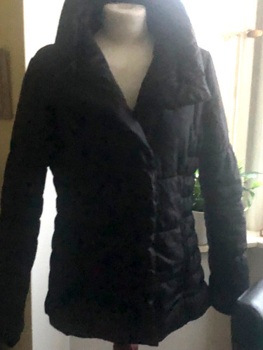 Elegante schwarze gesteppte - ,