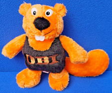 OBI BIBER STOFFTIER WERBUNG FIGUR BAUMARKT 25 CM BEAVER FIGUR PUPPE ORANGE