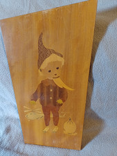 DDR Sandmann Sandmännchen Bild Holz