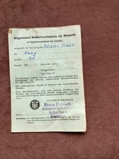 Betriebserlaubnis Victoria M51