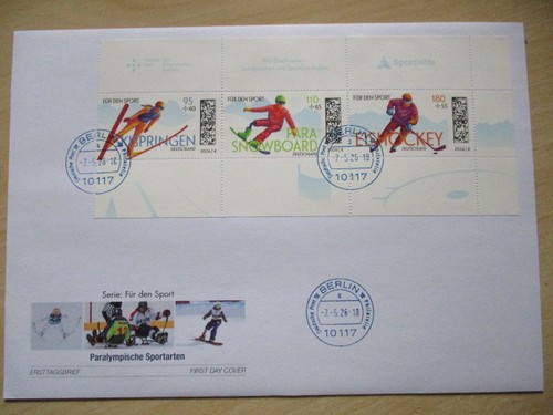 Ersttagsbrief sporthilfe - ersttagsbrief:,