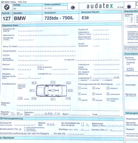 Bmw 725tds 750il e38 - bmw,