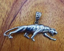Panther Anhänger, 925 Silber, edles Vintage Teil, TOP