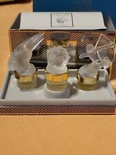 Parfum Miniatur Set Lalique 3 FLACONS COLLECTION LES MASCOTTES SET 98/99/2000 