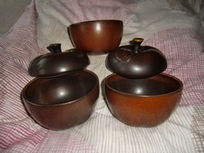 ❤️ 2 + 1   x Melitta Friesland ❤️ Katengeschirr ❤️  Bratapfel 1 x ohne Deckel